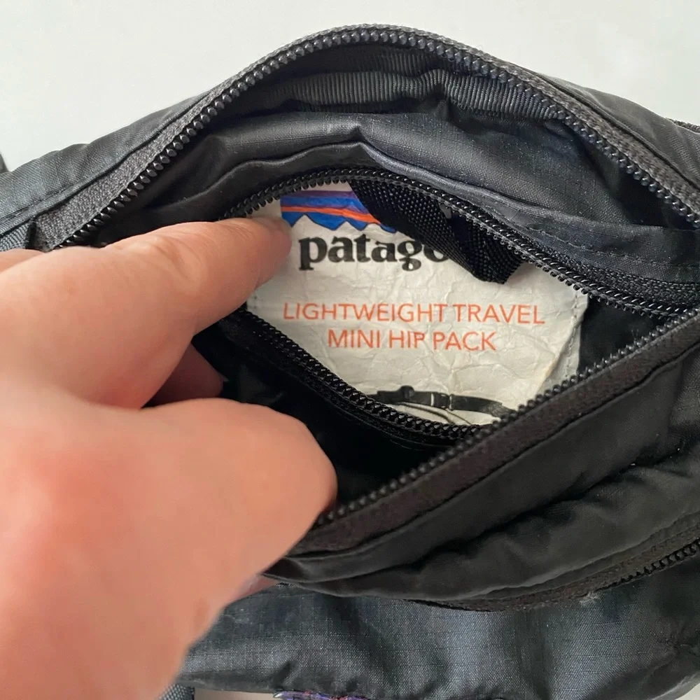 PATAGONIA Black Ultralight Black Hole Mini Hip Pack 1L unisex - Picture 11 of 16